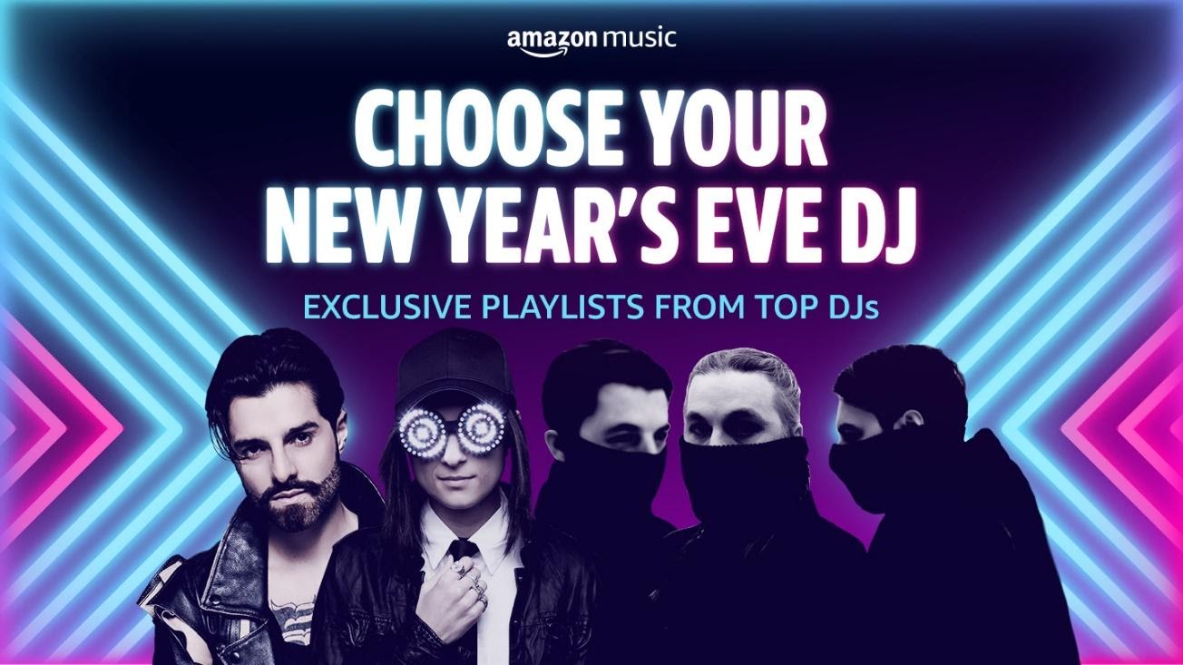22Escolha seu DJ de véspera de Ano Novo22 Retorna para 2021 apenas no Amazon Music