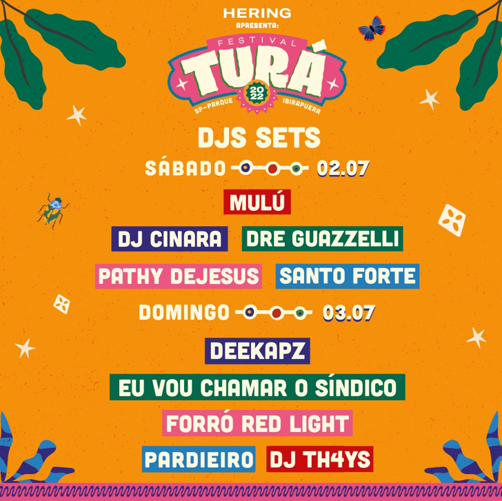 Turá anuncia 10 DJs para a primeira edição do festival