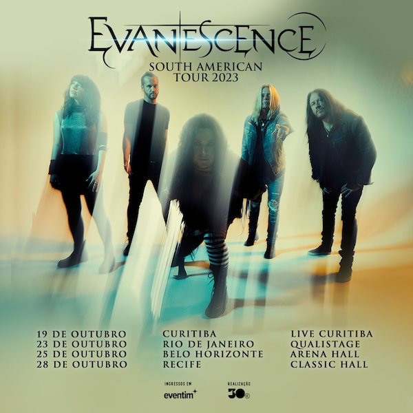 Evanescence vem ao Brasil com mega turne por cinco estados POP CYBER