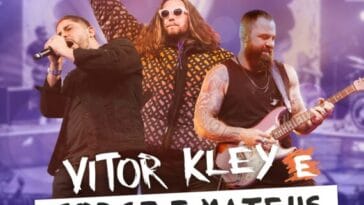Porta Retrato Vitor Kley Jorge e Mateus 1 POP CYBER