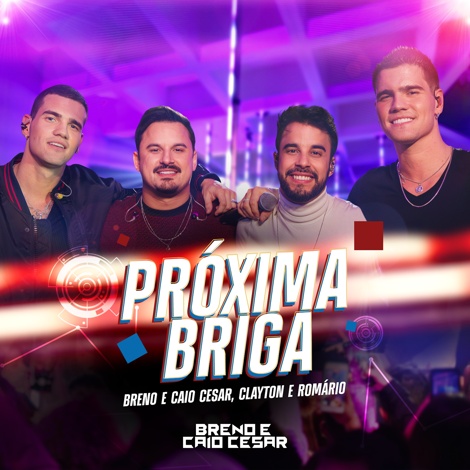 Breno e Caio Cesar anunciam parceria com Clayton Romario em Proxima Briga para o lancamento do DVD ‘La Fiesta Volume 1 POP CYBER