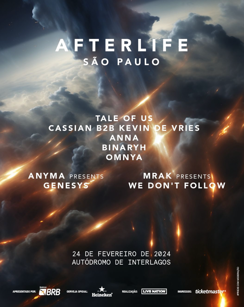 Afterlife Sao Paulo 2024 anuncia lineup POP CYBER