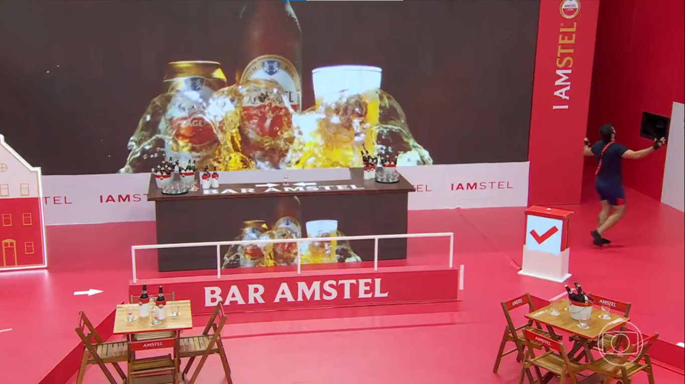 Amstel tem primeiro momento no BB24 e apresenta suas credenciais durante Prova do Anjo POP CYBER