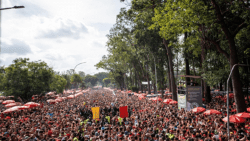 Coletivo Pipoca contou com mais de 560 mil folioes neste sabado 17 na regiao do Ibirapuera apos os desfiles da Orquestra Voadora e Navio Pirata BaianaSystem POP CYBER