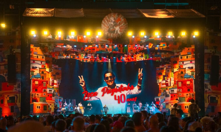 Zeca Pagodinho celebra 65 anos com gravacao de DVD historico no RJ POP CYBER