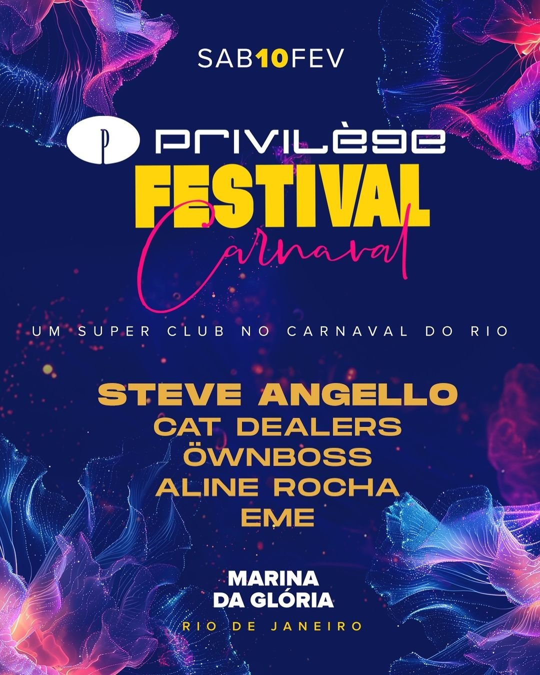 ​Privilege Festival saiba mais sobre o super club que toma conta da Marina da Gloria no Carnaval POP CYBER