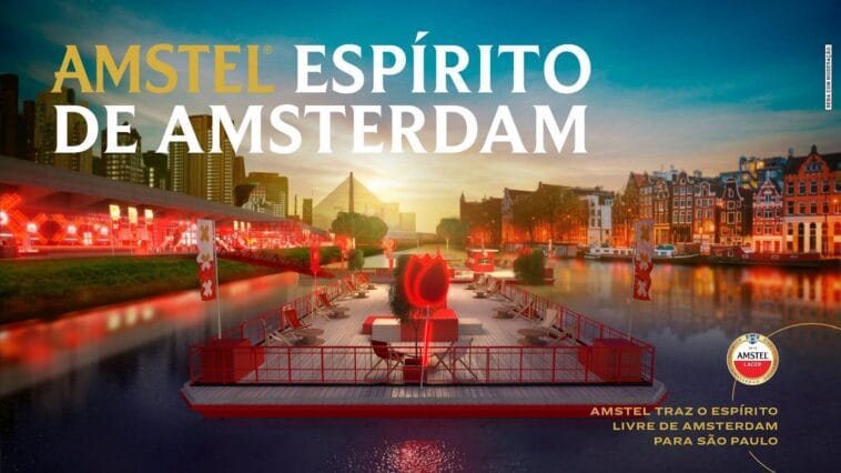 Amstel promove evento às margens do Rio Pinheiros celebrando o espírito livre de Amsterdam 1 Amstel promove evento as margens do Rio Pinheiros celebrando o espirito livre de Amsterdam scaled POP CYBER