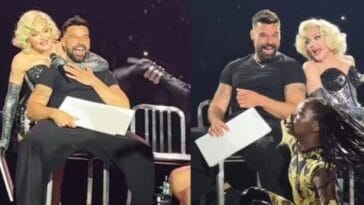 Ricky Martin fica excitado durante participacao em show da Madonna scaled POP CYBER