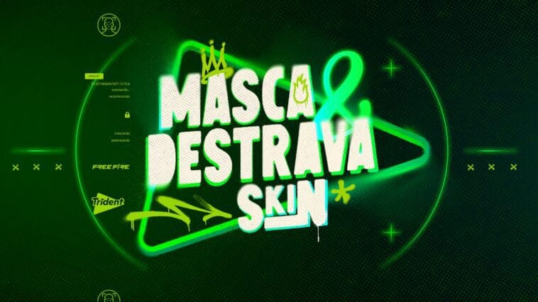Em acao inedita no Free Fire ao mascar Trident consumidores terao acesso gratuito a 500 mil unidades da skin da marca no game scaled POP CYBER