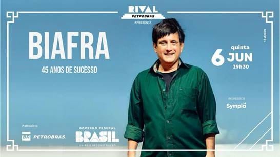 Teatro Rival Petrobras apresenta: Biafra - 45 anos de sucesso 1 Teatro rival petrobras apresenta biafra 45 anos de sucesso POP CYBER