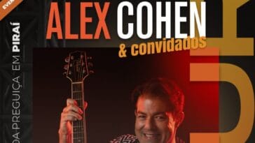 Alex Cohen faz show gratuito em Piraí (RJ)