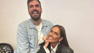 Deborah Secco marca presença em reinauguração de brechó