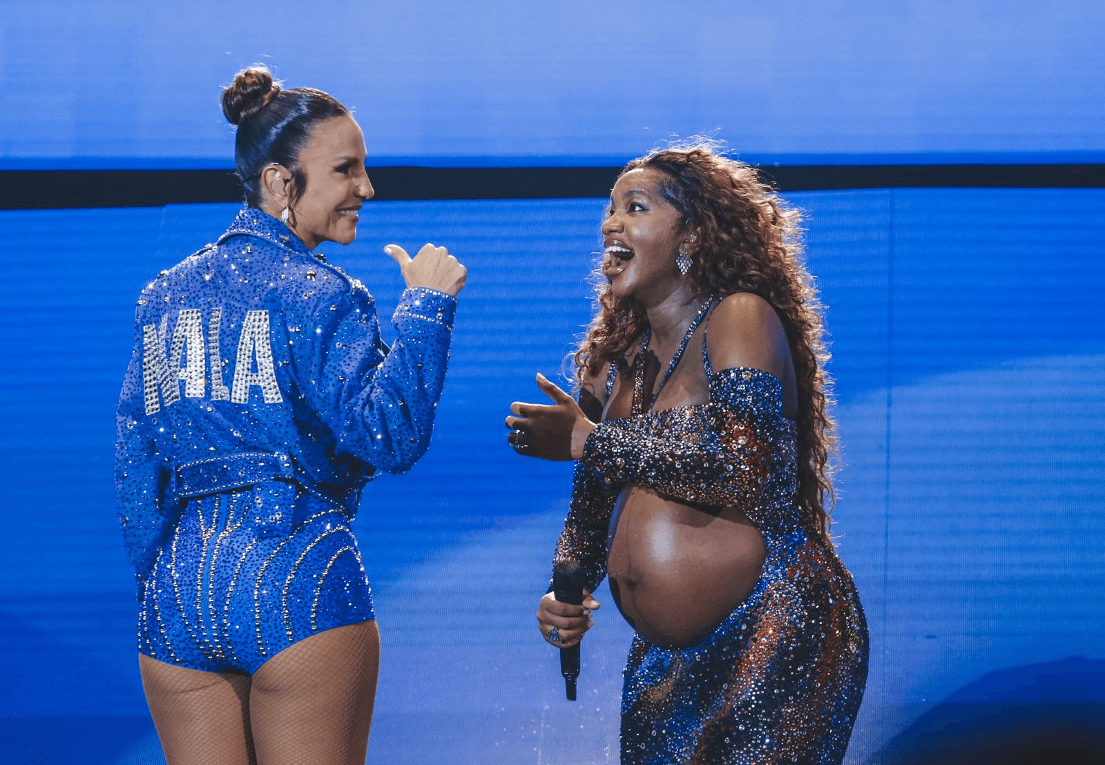 TIM promove encontro de IZA e Ivete Sangalo no Rock in Rio 1 Ivete e IZA_Divulgação