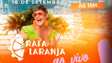 Rafa Laranja anuncia gravação de audiovisual aberto ao público e gratuita em Santos