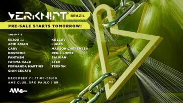 Verknipt Brasil anuncia line-up da primeira edição no Ame Club