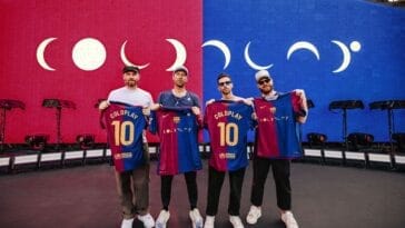 Camisa do FC Barcelona para o ELCLÁSICO contará com logotipo da banda Coldplay