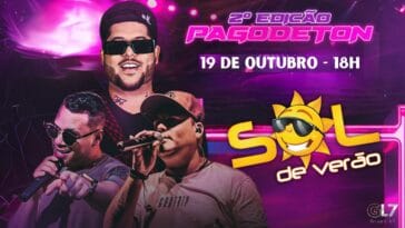 Sol de Verão apresenta show nacional de sambanejo no próximo sábado (19)
