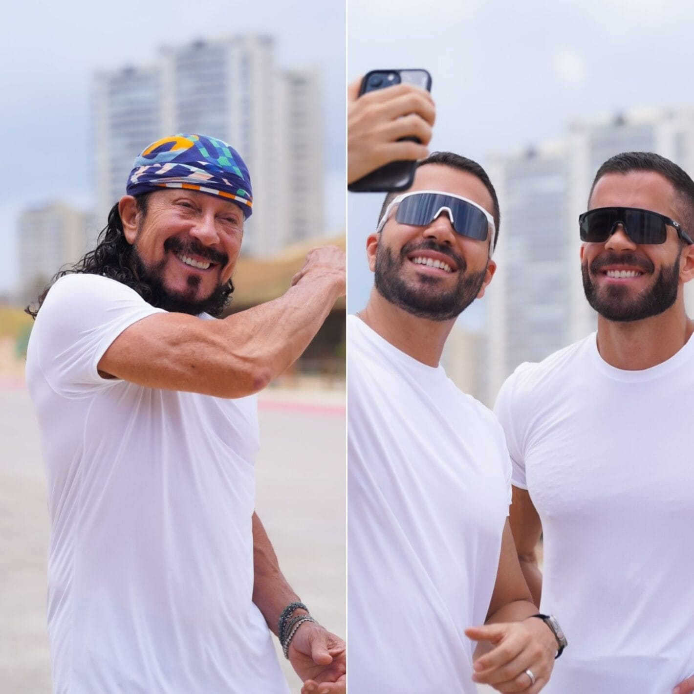 Bell, Pipo e Rafa Marques