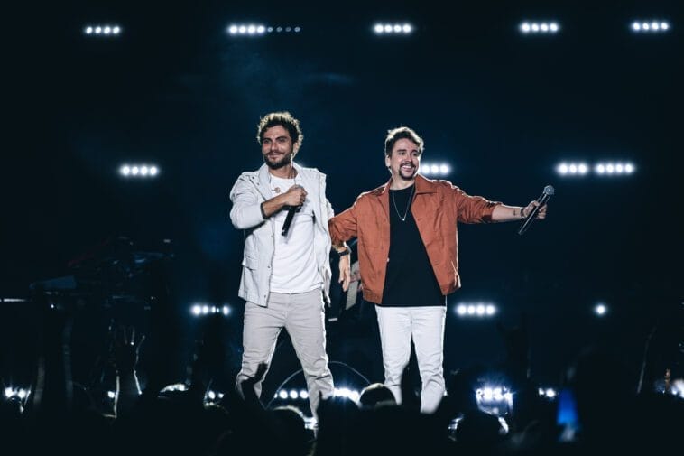 Bruninho e Davi e Matheus Fernandes juntos em Bruninho e Davi