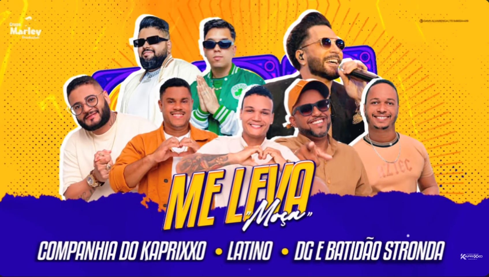 Companhia do Kaprixxo convida Latino para relançar “Me Leva” com DG e Batidão Stronda 1 Me leva