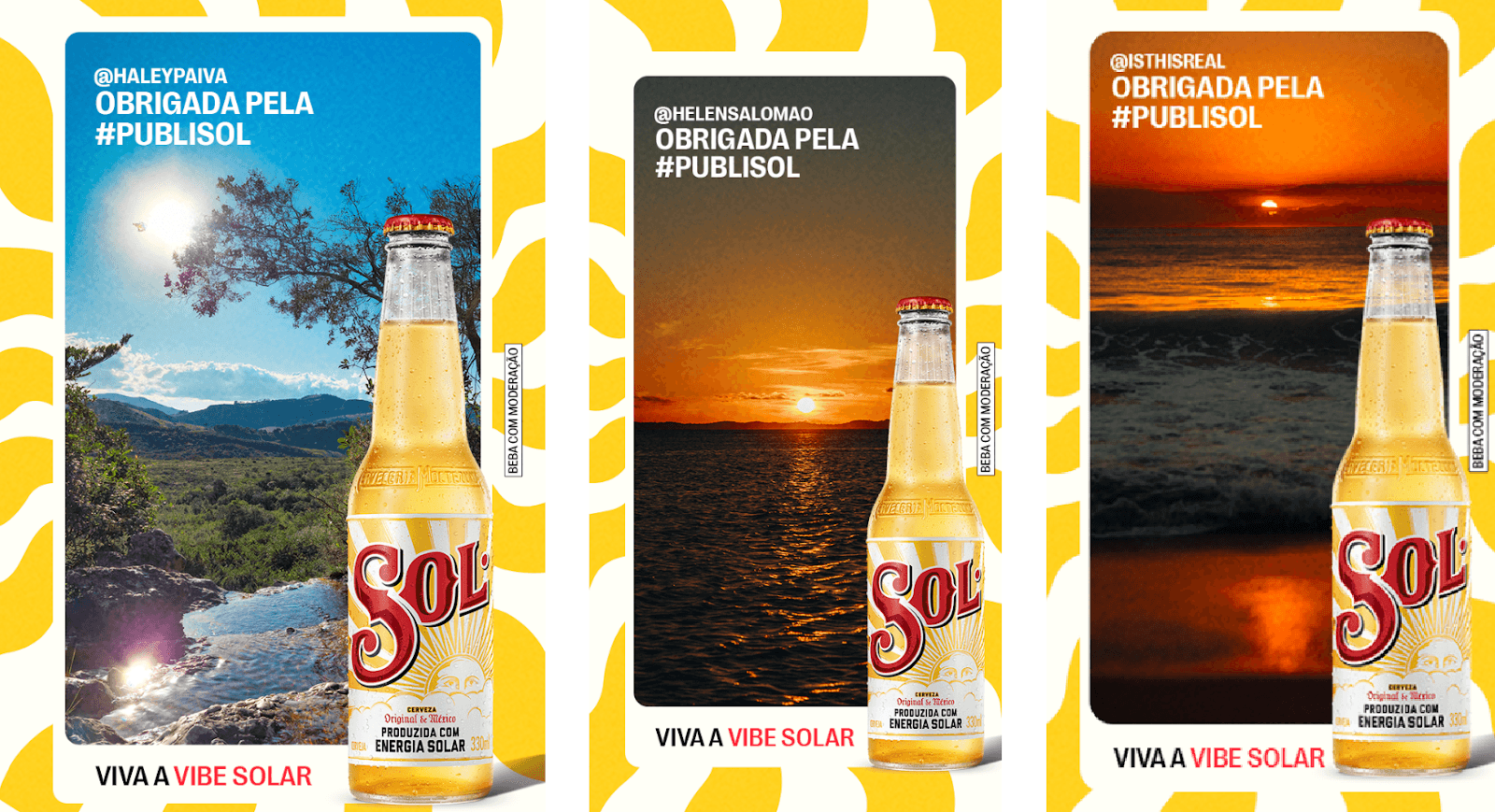 Cerveja Sol cria primeira campanha de UGC do Grupo HEINEKEN utilizando fotos solares reais dos consumidores 1 Cerveja Sol cria primeira campanha de UGC do Grupo HEINEKEN utilizando fotos solares reais dos consumidores
