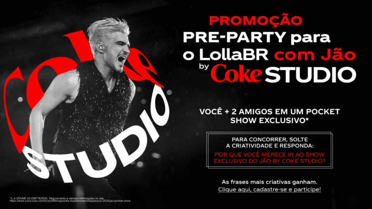 Coca-Cola leva fãs para Pocket Show do Jão by Coke Studio 2 Coca-Cola