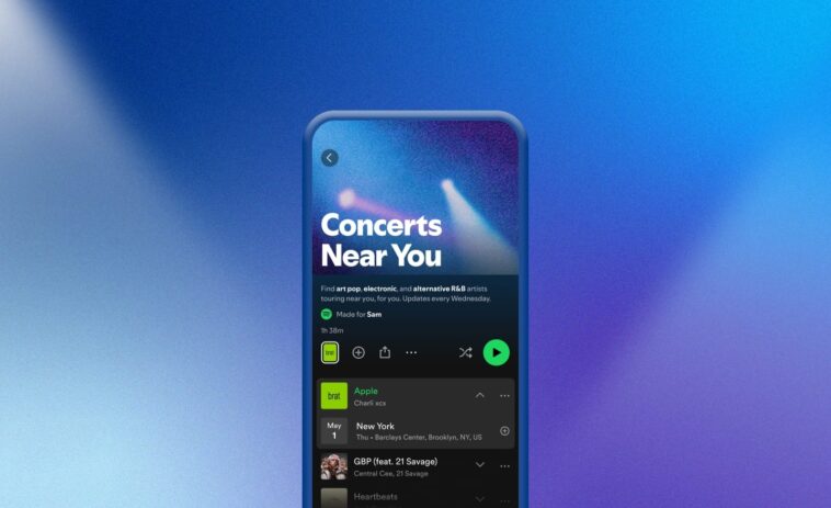 Spotify lança nova playlist personalizada "Shows perto de você" 2 Spotify