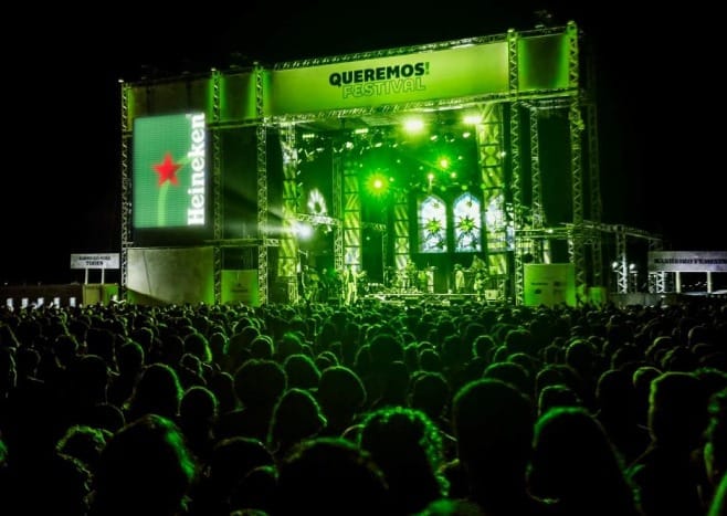 Heineken eleva experiência no Queremos! Festival 2025 com palco personalizado, atração exclusiva e ações sustentáveis