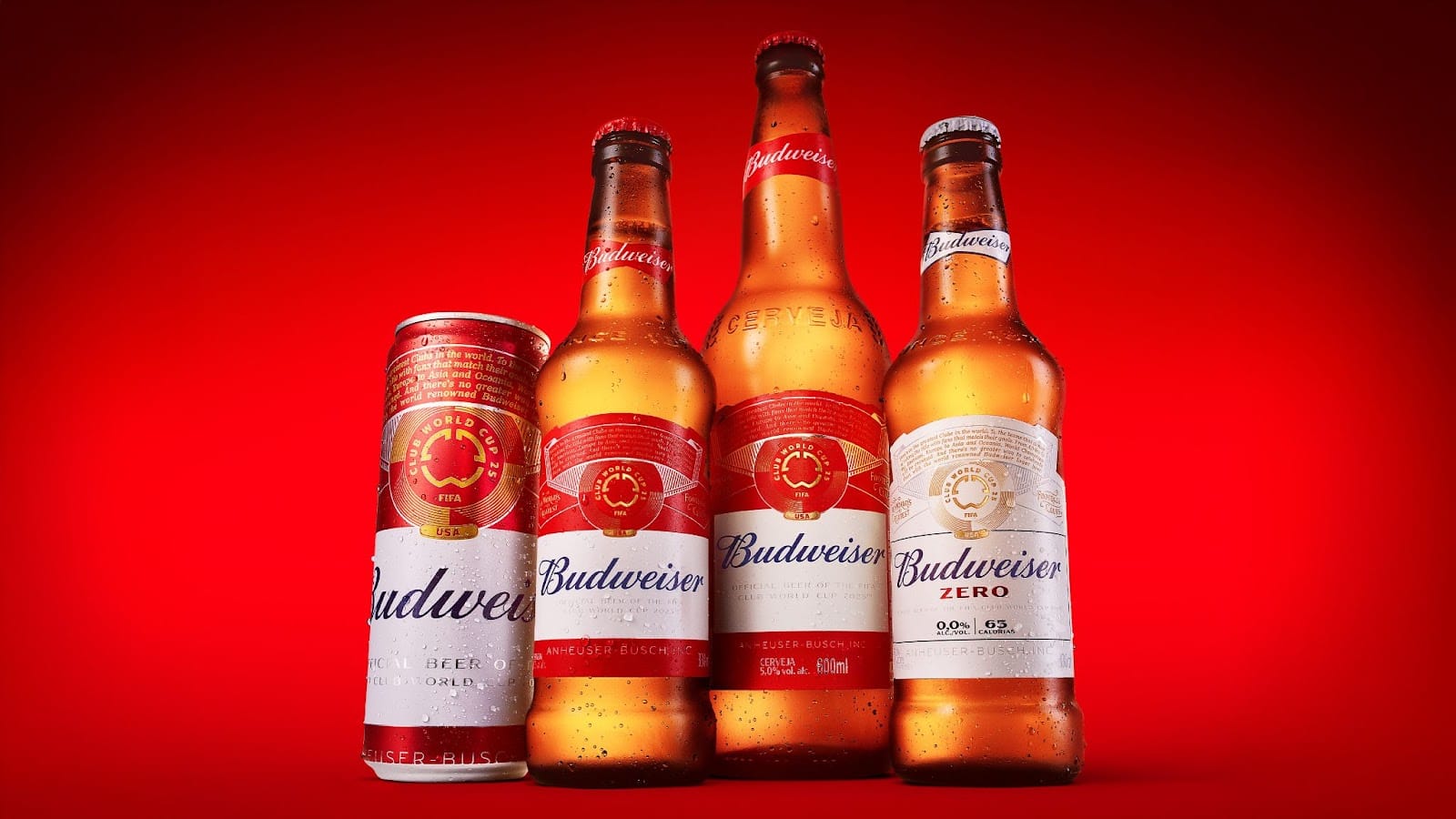 Budweiser lança embalagens temáticas para a Copa do Mundo de Clubes FIFA 2025™