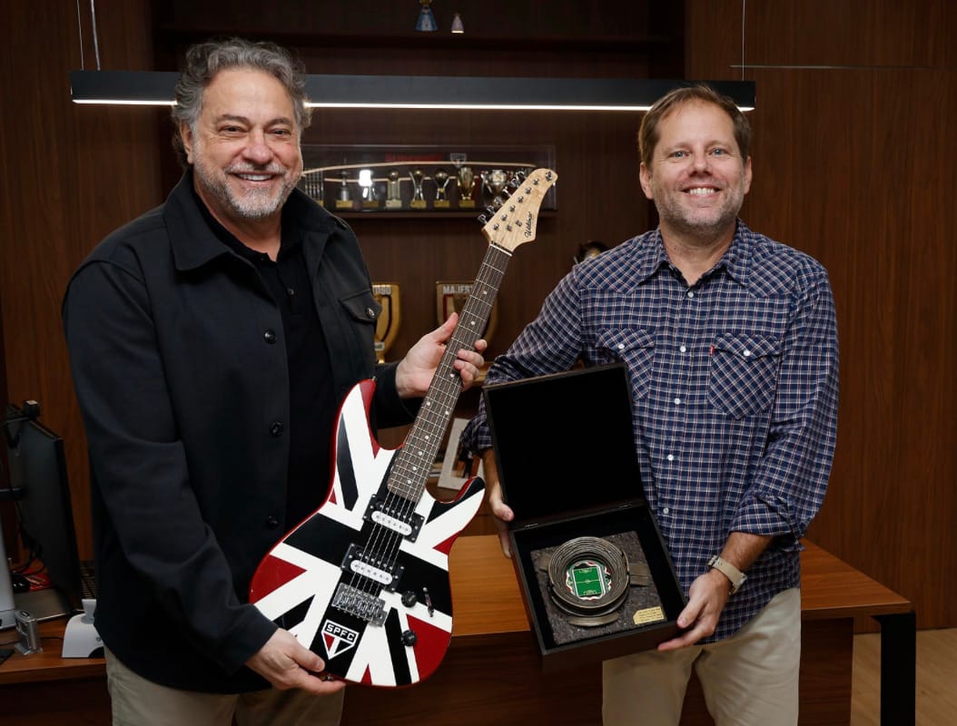 Live Nation Brasil e São Paulo FC renovam contrato de exclusividade para realização de shows até 2031 1 Julio Casares, presidente do São Paulo Futebol Clube, e Alexandre Faria, VP da Live Nation Brasil Créditos: Rubens Chiri/saopaulofc.net