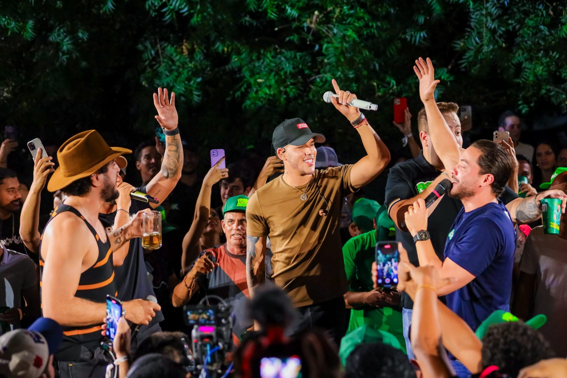 Zé Vaqueiro, Nattan e Wesley Safadão