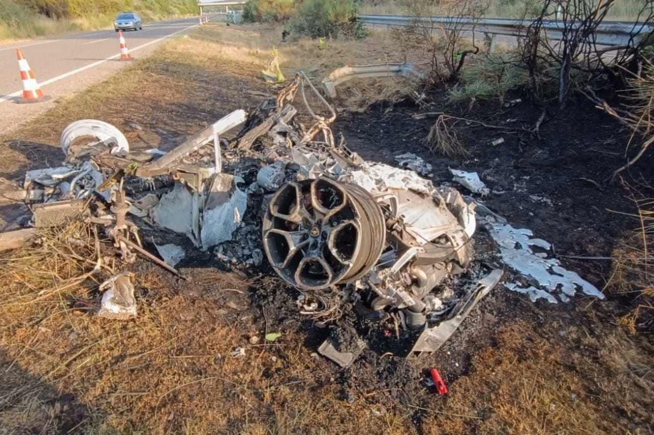 Veja fotos do carro de Diogo Jota após acidente na Espanha