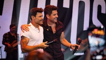 Marcos e Belutti estreiam a turnê Energia no Espaço Unimed, em São Paulo