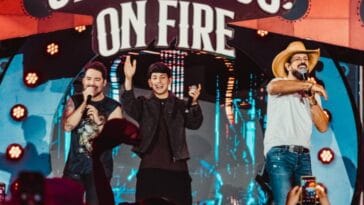 Fernando e Sorocaba recebem Léo Foguete para gravação inédita no Churrasco On Fire em Campinas