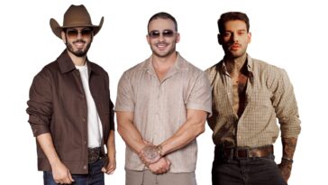 Pedro Paulo e Alex com Lucas Lucco