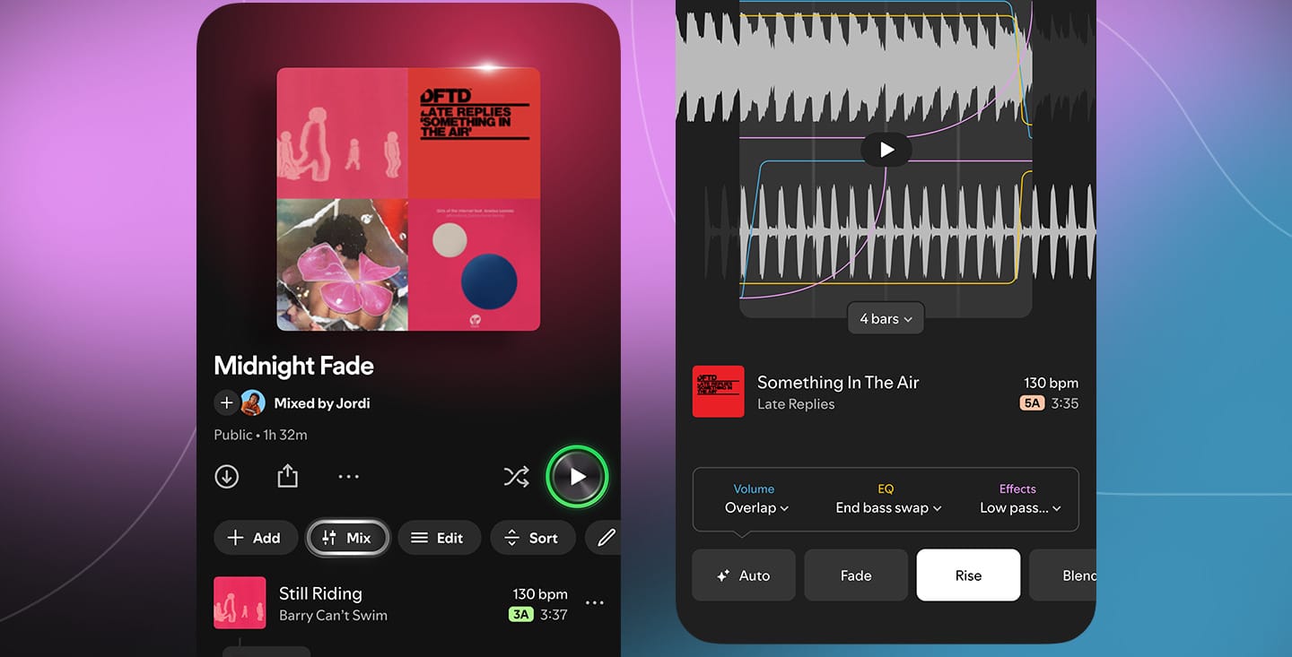 Crie suas próprias transições personalizadas no Spotify 1 crie suas próprias transições personalizadas no Spotify