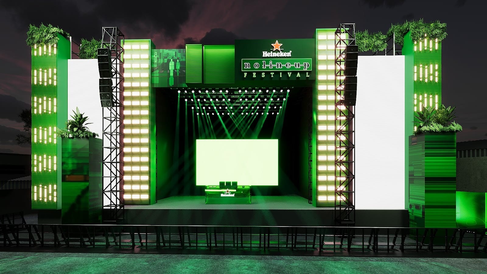 Heineken® No Lineup Festival: tudo o que podemos revelar sobre o festival e o line-up 1 Heineken® No Line-up Festival- marca desafia os padrões e lança festival proprietário sem revelar o line-up