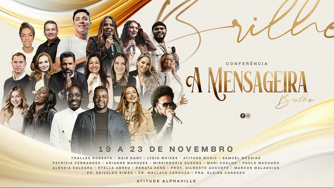 Conferência A Mensageira 2025: “Da dor ao propósito. Do silêncio à voz. Do ordinário ao extraordinário” 1 Imagem_
