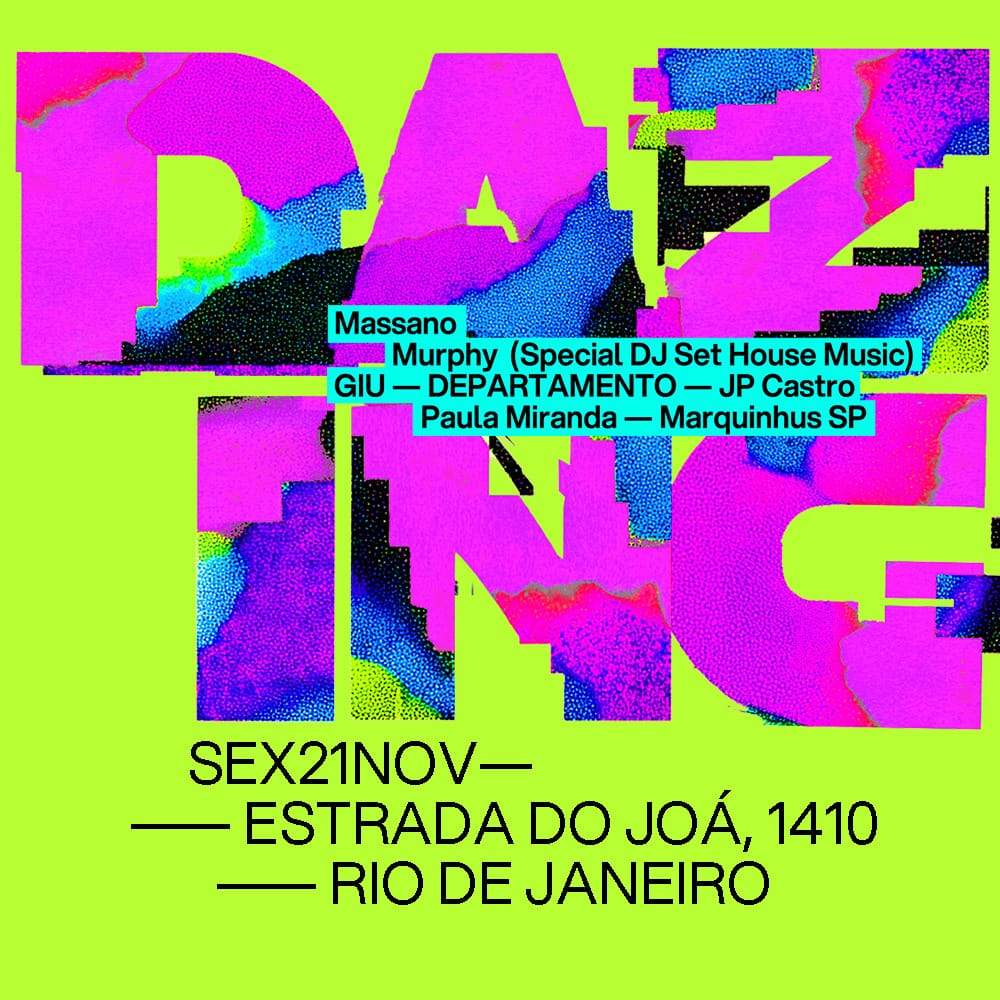 Música eletrônica como protagonista: nasce DAZING, nova label party do Rio de Janeiro 1 Música eletrônica como protagonista- nasce DAZING, nova label party do Rio de Janeiro