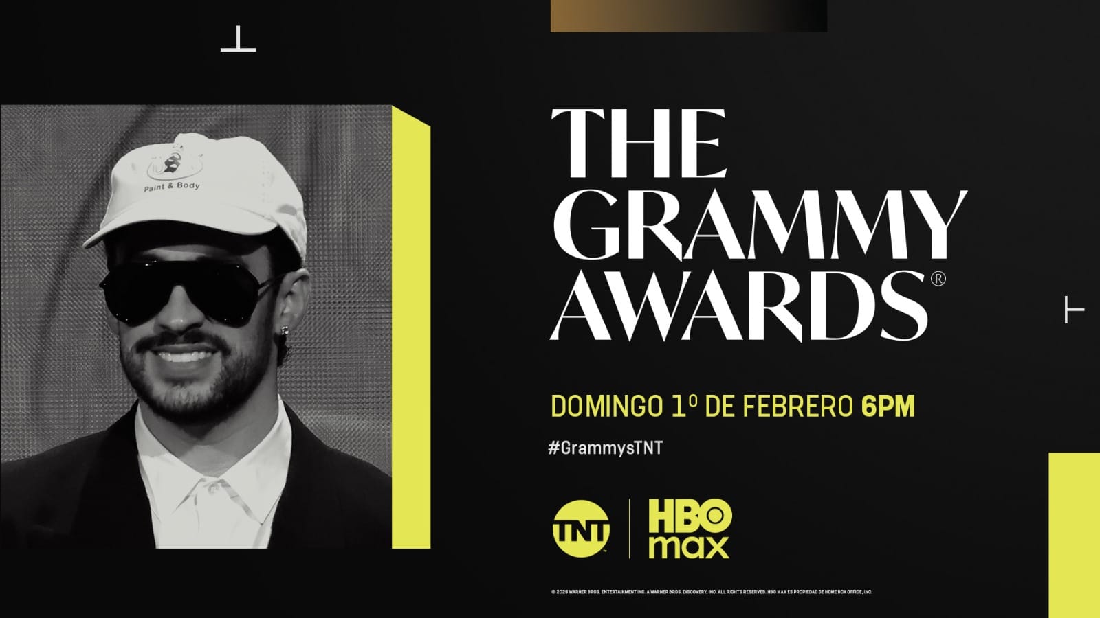 TNT e HBO Max exibem ao vivo a edição do Grammy 2026 1 Grammy 2026