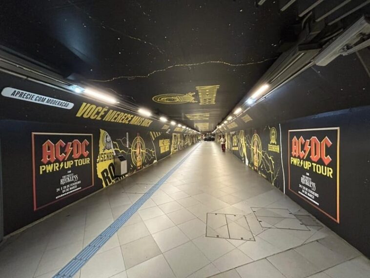 AC/DC no Brasil: Eisenbahn promove venda antecipada de cerveja no metrô de Pão Paulo 2 AC/DC