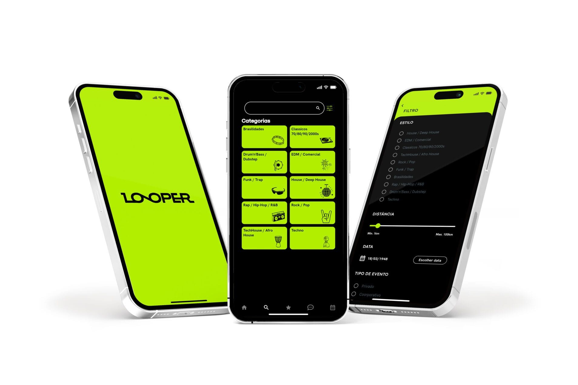 Um app, múltiplas pistas- Looper reúne DJs de diferentes vertentes e amplia possibilidades para eventos nacionais
