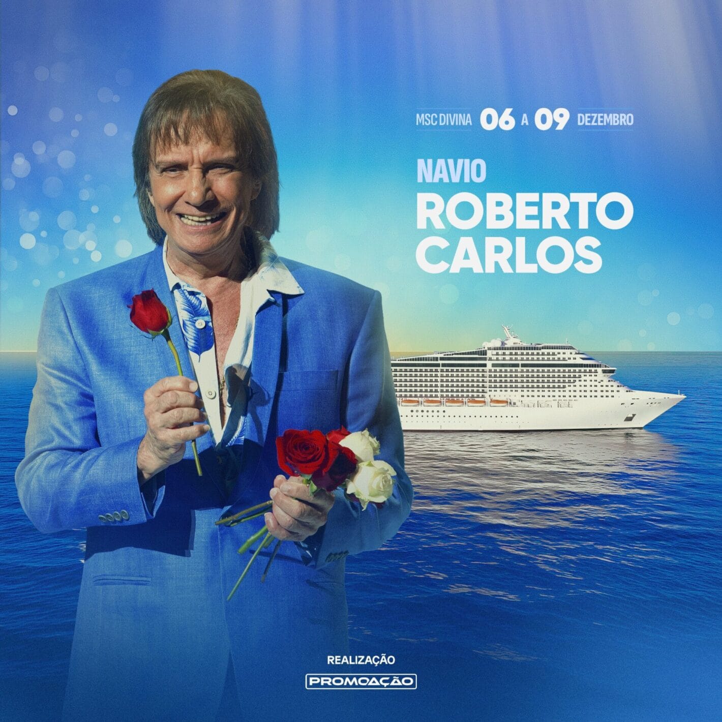 Roberto Carlos embarca em projeto da PromoAção a bordo do MSC Divina, em dezembro de 2026 1 NRC-KeyVisual-PRJT-2160x2160