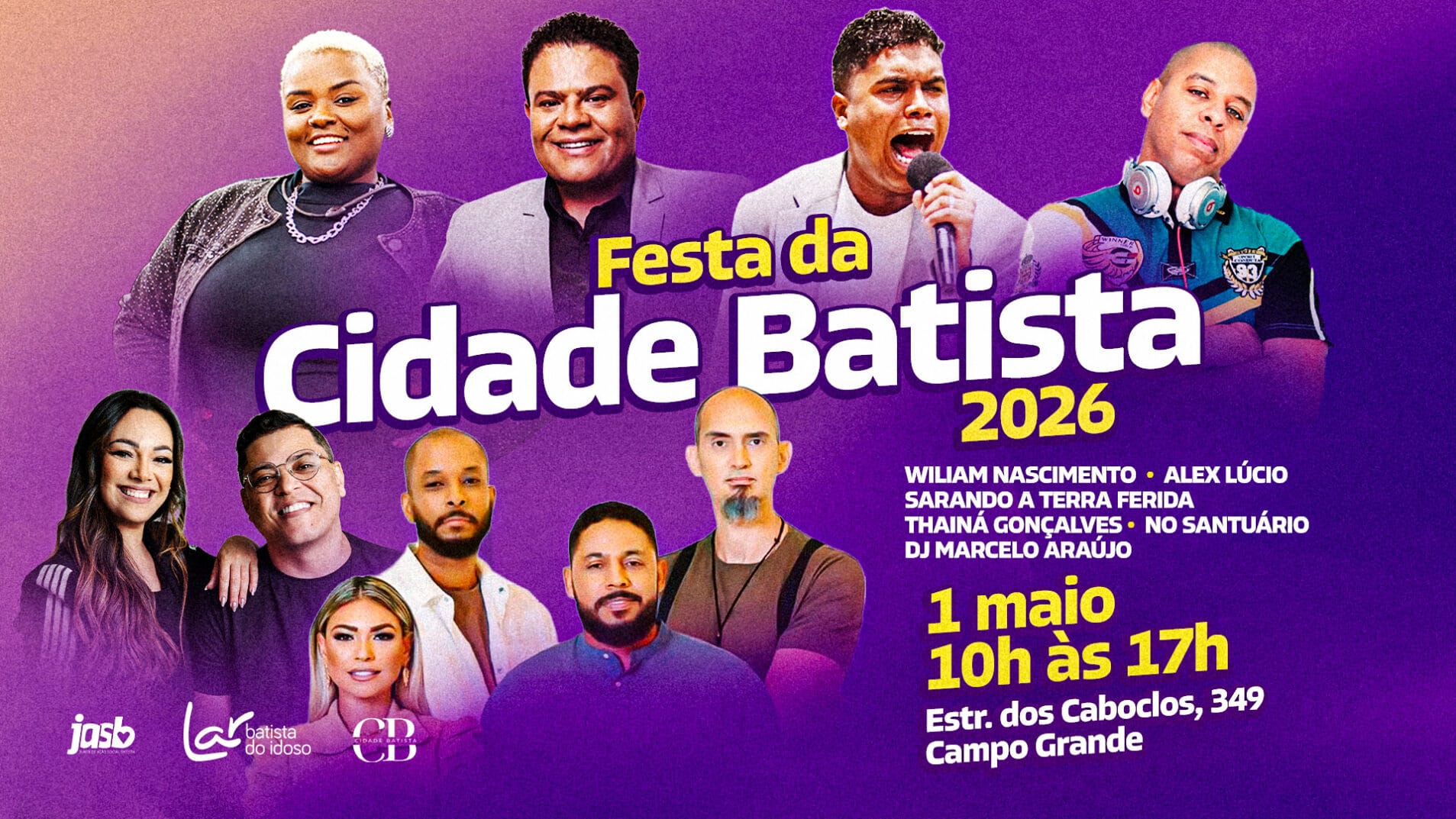 RJ- Campo Grande recebe mais uma edição da Festa da Cidade Batista no feriado de 1º de Maio