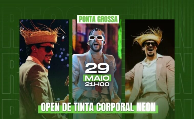 LATIN PAPI estreia em Ponta Grossa com noite dedicada ao reggaeton e especial de Bad Bunny 2 Bad Bunny