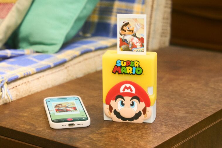 Fujifilm e Nintendo expandem parceria com bundle instax mini Link 3 inspirado no universo de Super Mario 2 Fujifilm