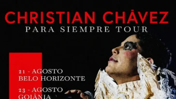 Christian Chávez banner show no brasil